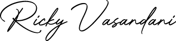 Ricky Vasandani Signature